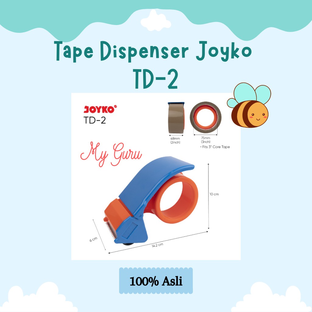 

[PCS] TAPE CUTTER / TAPE DISPENSER / PEMOTONG PITA PEREKAT JOYKO TD-2