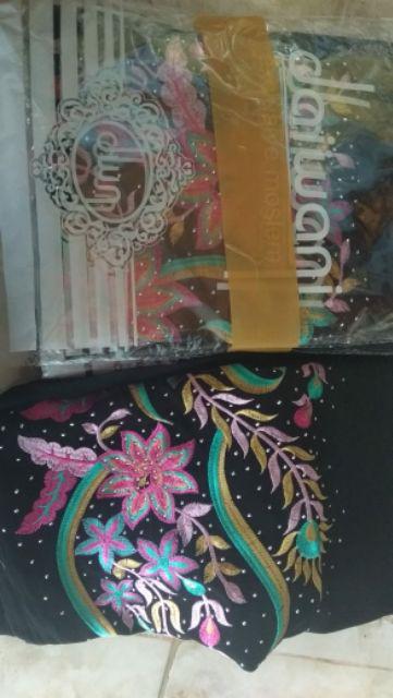 Rok Lilit Bordir Motif Setangkai Premium Quality / Setelan Kebaya / Setelan Brukat