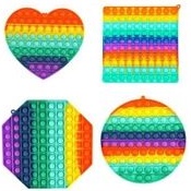 POP IT JUMBO XL RAINBOW / among Us big size viral tiktok tik tok fidget murah besar 1