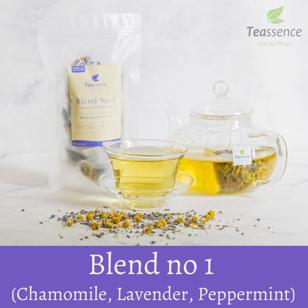 

Chamomile, Lavender, Peppermint : Blend no 1 / Teh Bunga / Teh Sehat