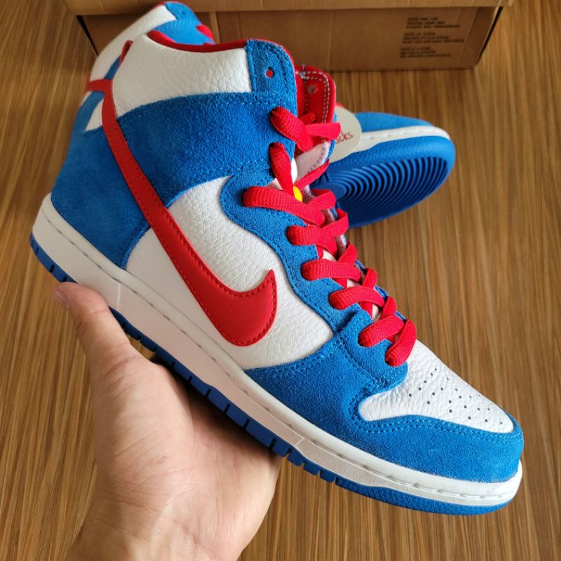 SB Dunk High Doraemon || spartan green panda black white michigan