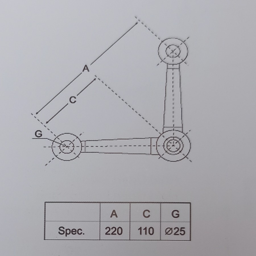 Spider Fiting Ocius tipe OSF 2202