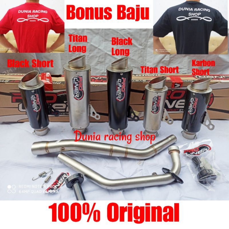 Knalpot Proliner Pro liner TR 1 R New CBR 150 K45 CBR 150 K46 Facelift New CB 150 New CBR CB 150 Old Fullset