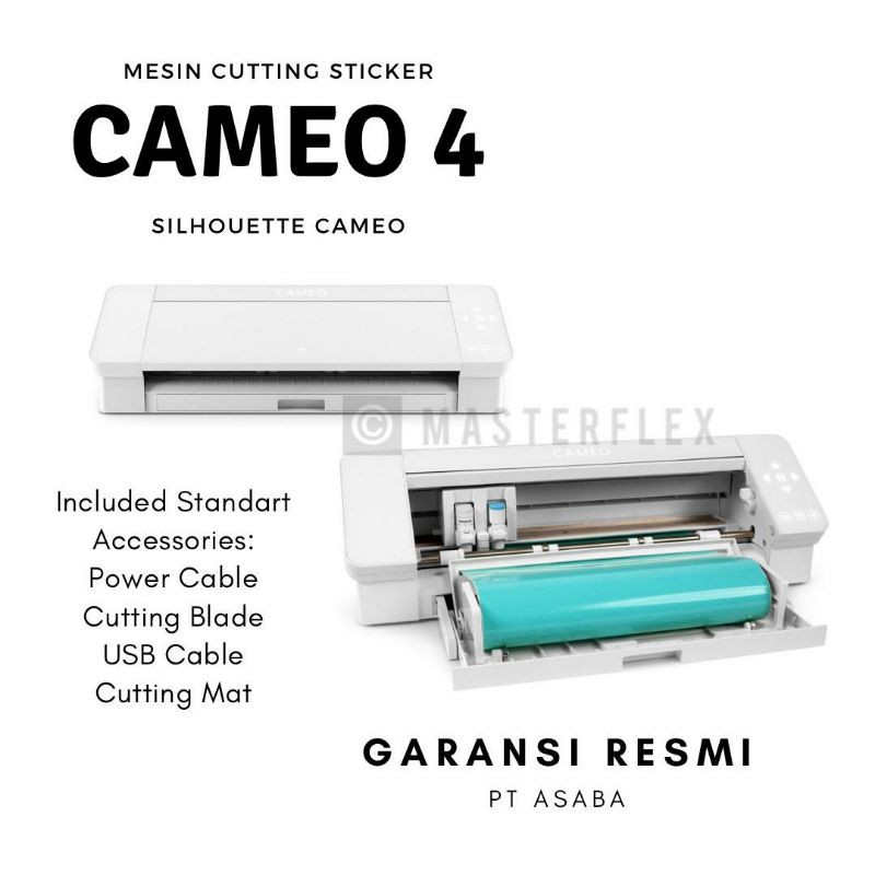 

Mesin Cutting Sticker Silhouette Cameo 4 Garansi Resmi PT Asaba Termurah