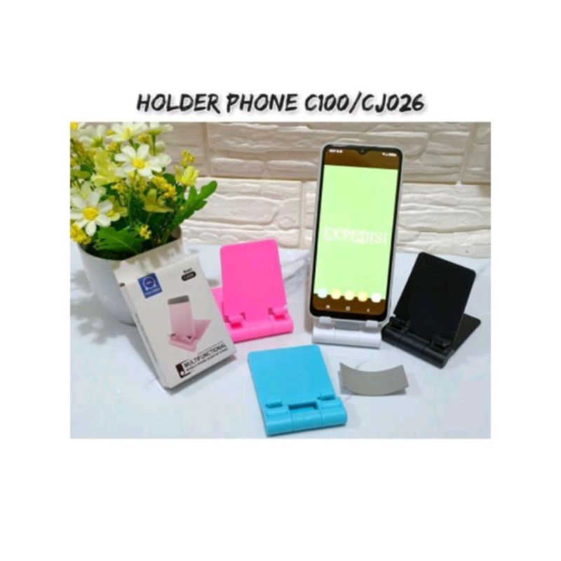 HOLDER DUDUKAN HP FOLDING HOLDER PHONE C100/CJ026