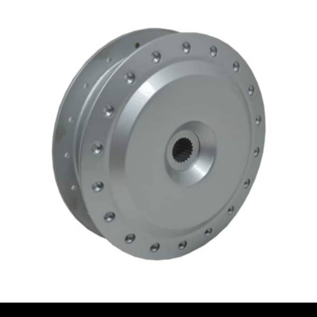 Tromol belakang BEAT karbu, VARIO 110 karbu silver original