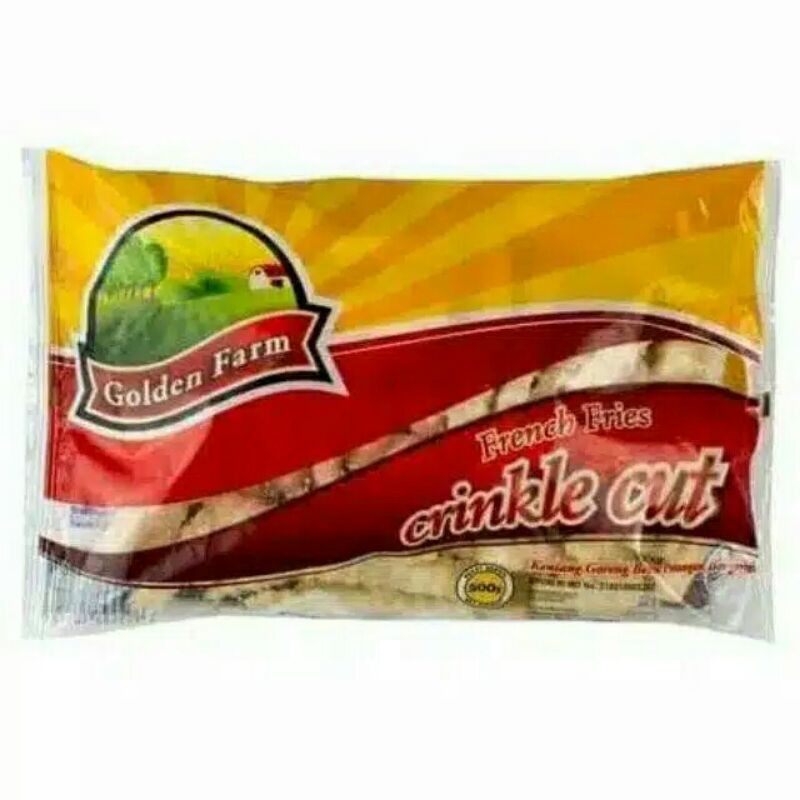 

Golden Farm Crincle Cut 500gr - French Fries Kentang Goreng