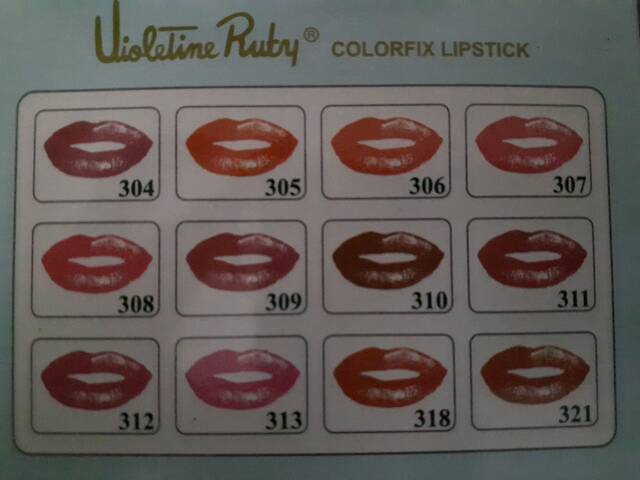 Lipstik colourfix violentine ruby