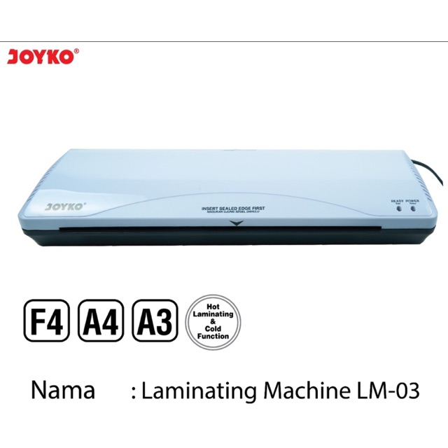 

Mesin Laminating JOYKO A3 A4 F4 LM-03 ORIGINAL