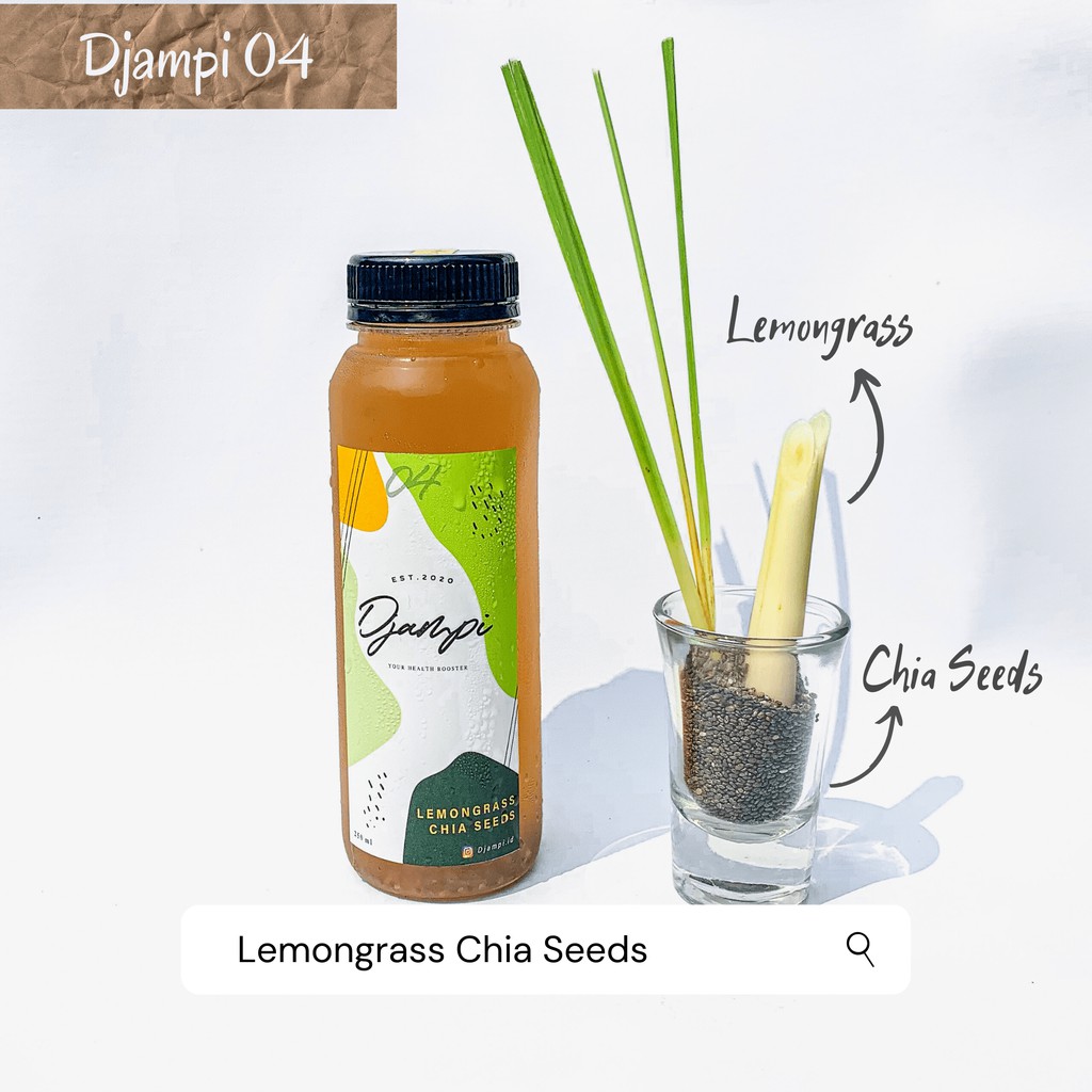 

Djampi 04 - Lemongrass Chia Seed (Sereh Chia Seed) - 250 ml