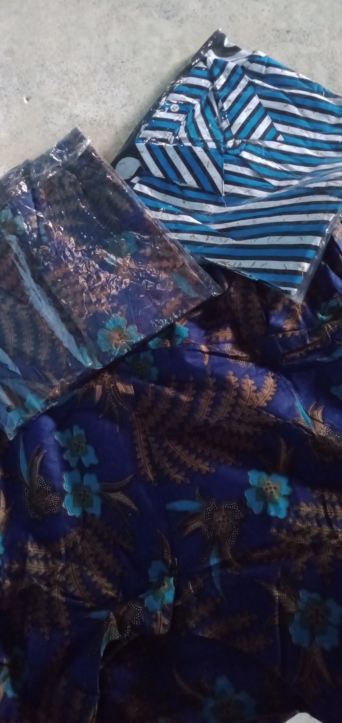 Kemeja Batik Pria M L Xl Xxl Batik Pekalongan Kemeja Batik Lengan Panjang Bisa Cod Termurah