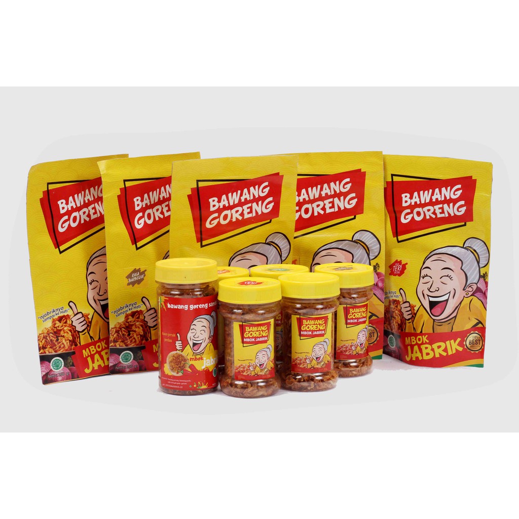 

BAWANG GORENG 100 G/BAGOR KRIUK MBOK JABRIK