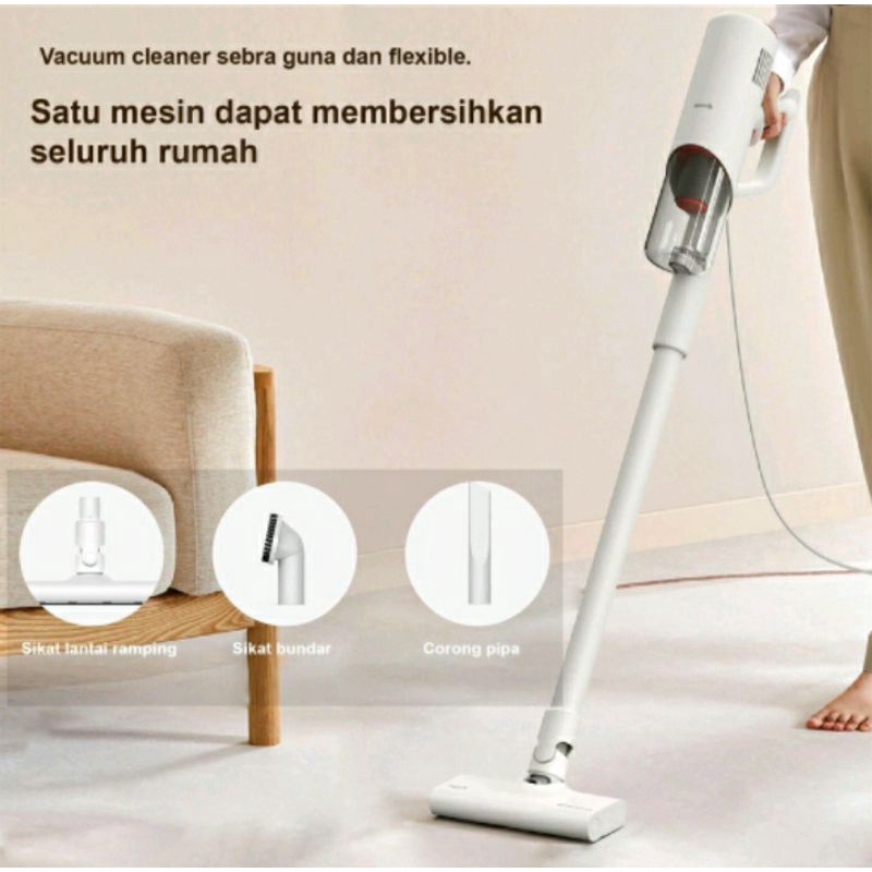 Deerma Vacuum Cleaner DX300 Household Handheld Portable Garansi Resmi