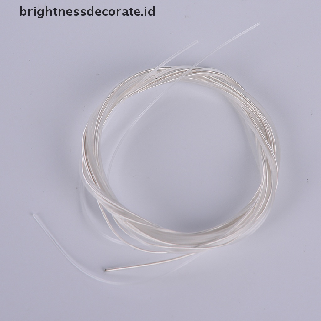 6 Pcs Senar Gitar Akustik Bahan Nilon Silver Plating