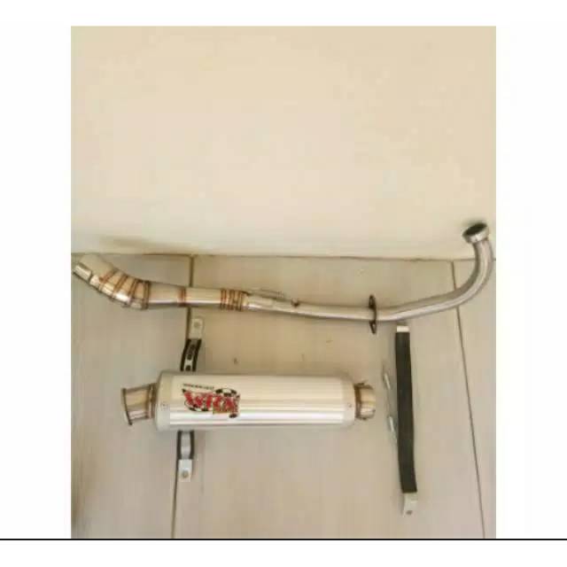 Knalpot wrx fulsistem buat mx new dan mx old. Satria fu vixion cb 150r mimerva verza bison tiger dll