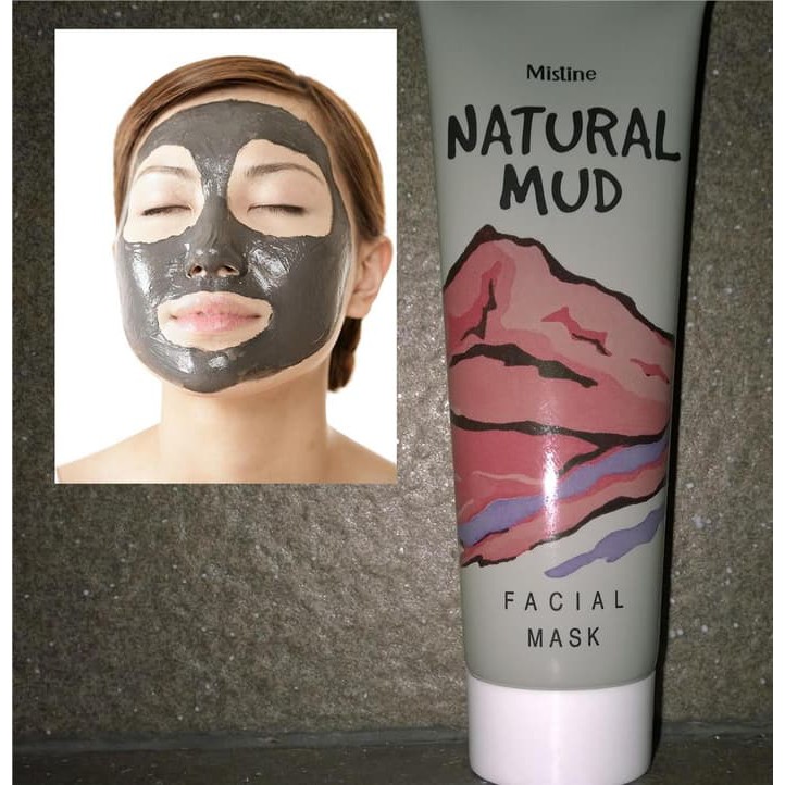 MISTINE NATURAL NATURGO MUD FACIAL MASK - MASKER LUMPUR