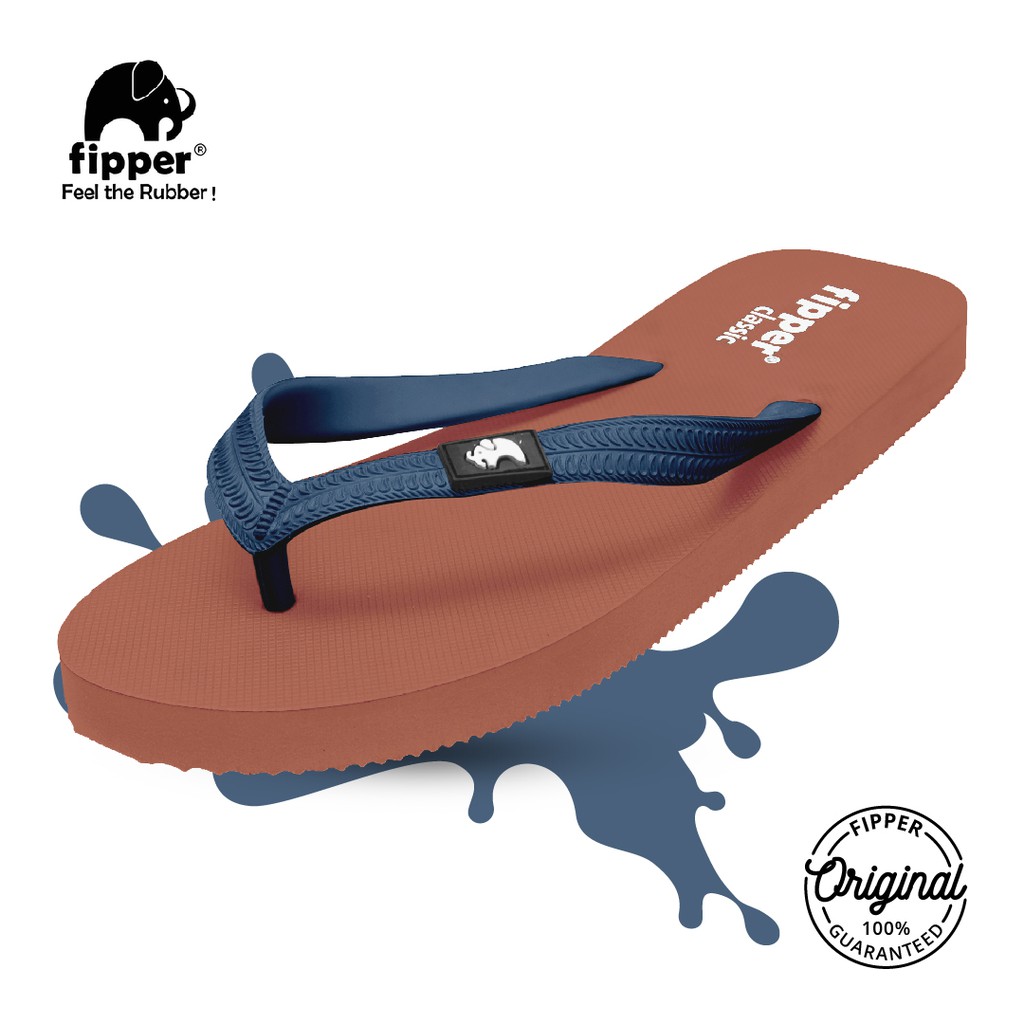 FIPPER CLASSIC TERRACCOTA / BLUE SNORKEL