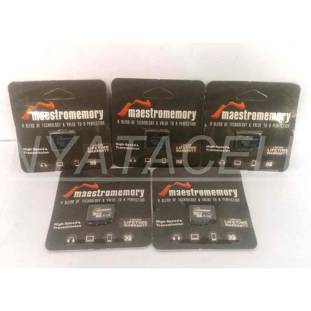 Grosir Memory Maestro 8GB Class 6 (Microsd/Vgen/V-Gen/Card/Memori/8 GB