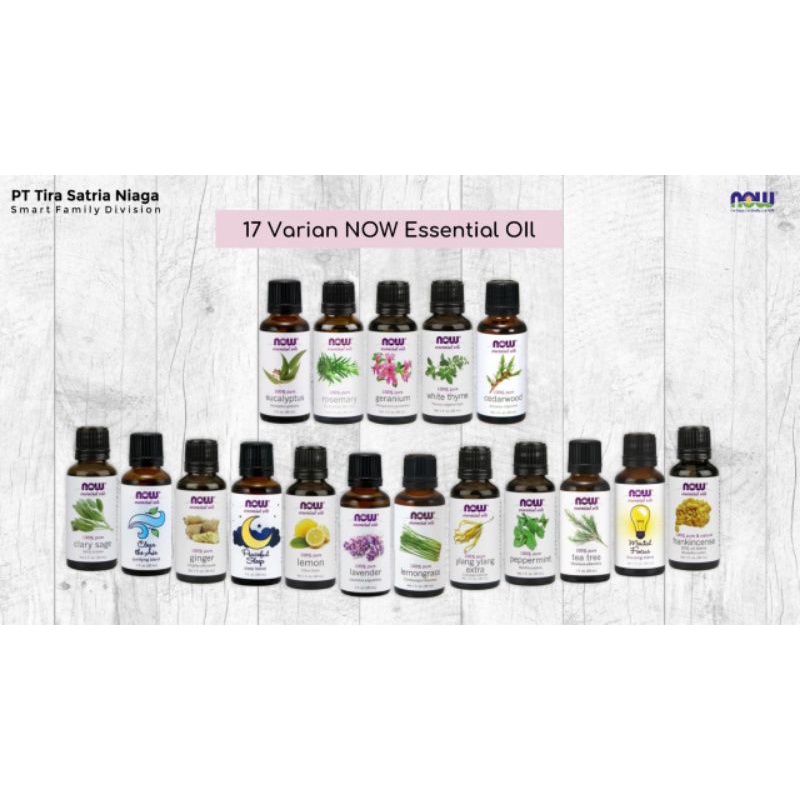 NOW essential oil SET ready Samarinda