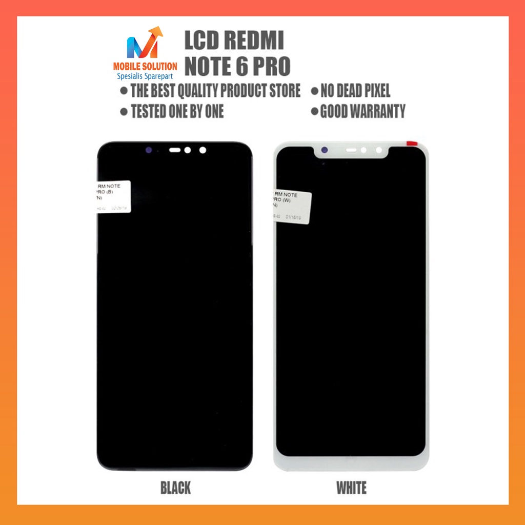 Grosir LCD Xiaomi Redmi Note 6 Pro Fullset Touchscreen ORIGINAL 100% Garansi 1 Bulan + Packing / Bubbel