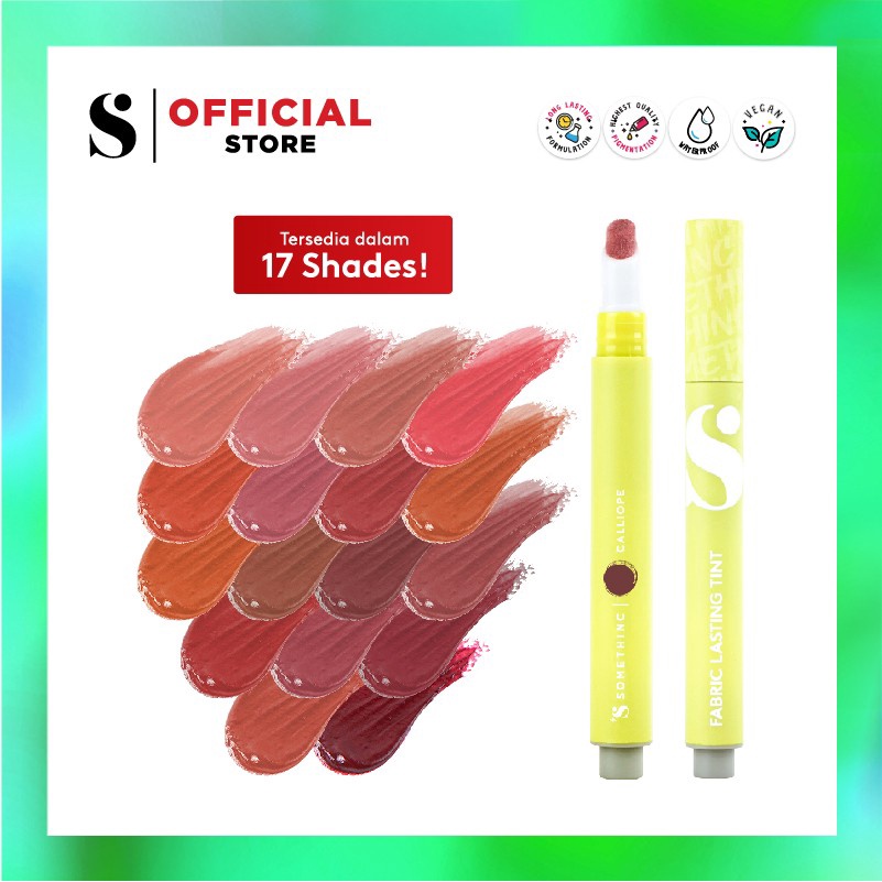 ✨ AKU MURAH ✨ Somethinc FABRIC Lasting Tint / LIP TINT Natural Somethinc  BPOM