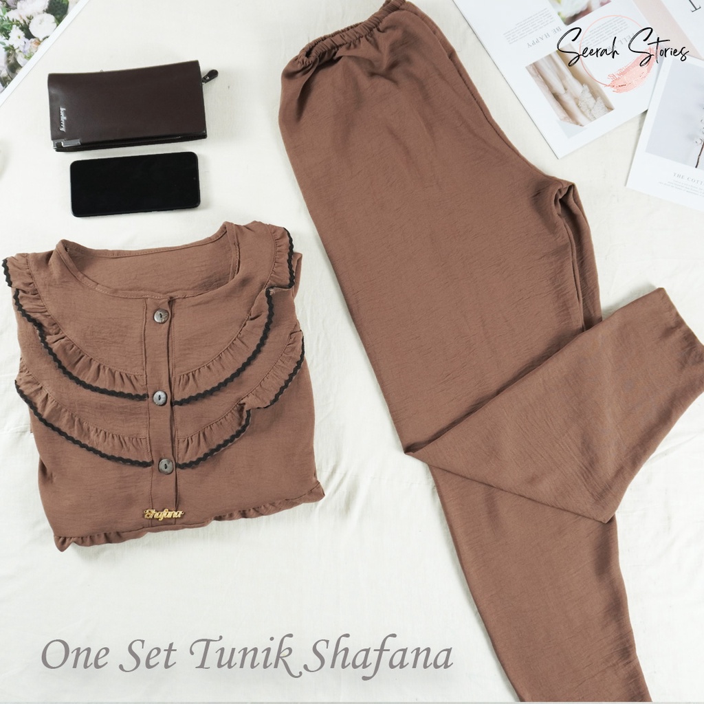 One Set Tunik Renda Shafana