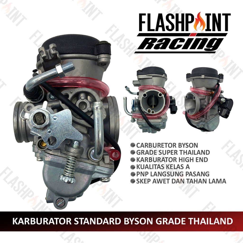 (BISA COD) KARBURATOR MIKUNI BYSON BISON STANDARD SUPER GRADE A STANDAR THAILAND CARBURETOR KARBU