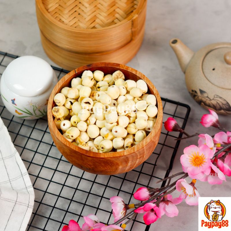 

BIJI TERATAI KERING IMPORT / WHITE LOTUS SEED PREMIUM / LIAN ZHI / LIENCI / LIAN ZI IMPORT 1 KG / 1000 GR