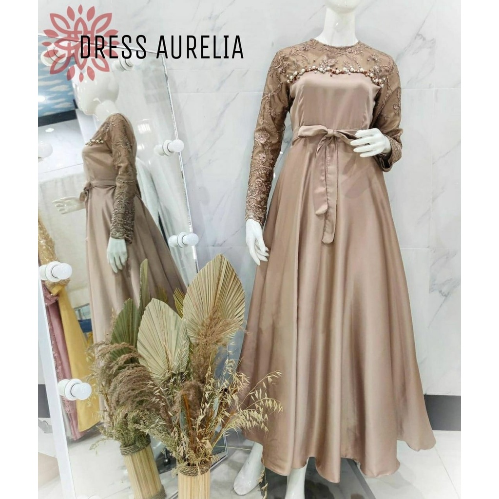 MAXY AURELIA FASHION PAKAIAN WANITA DRESS GAMIS MAXI EDHM