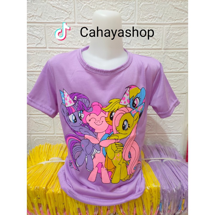 BAJU KAOS ANAK CEWE UNICORN KEKINIAN COD