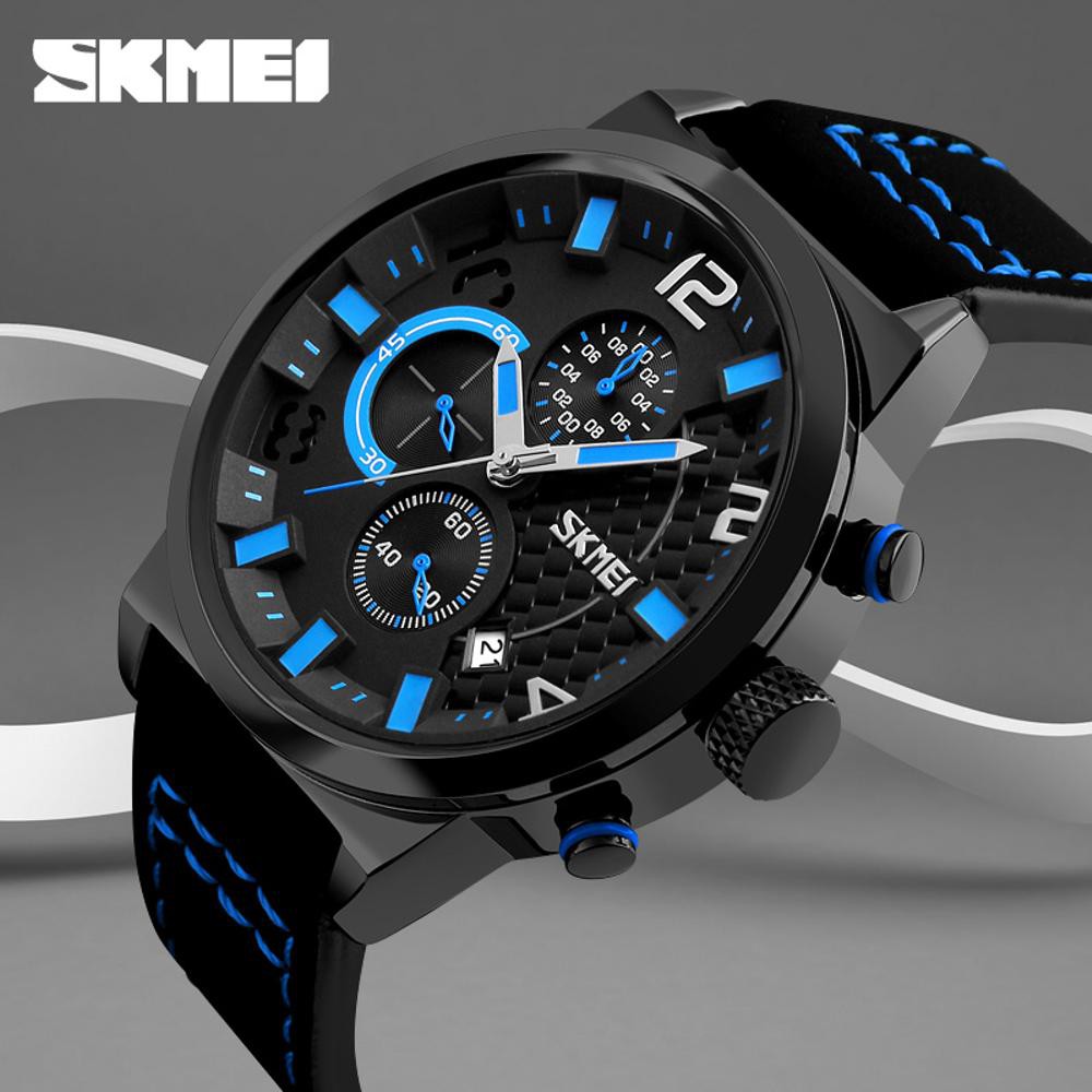 Jam Tangan Pria Analog Skmei 9149 Blue Water Resistant 30m Jam Tangan Pria Analog Skmei 9149 Blue Water Resistant 30m