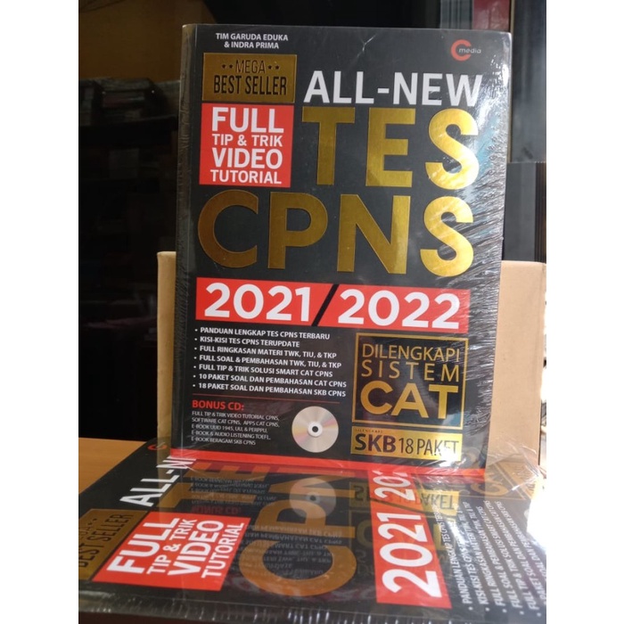 

PROMO Origianal - Buku All New Tes CAT CPNS 2021/2022 Oleh Tim Garuda Eduka KPL238