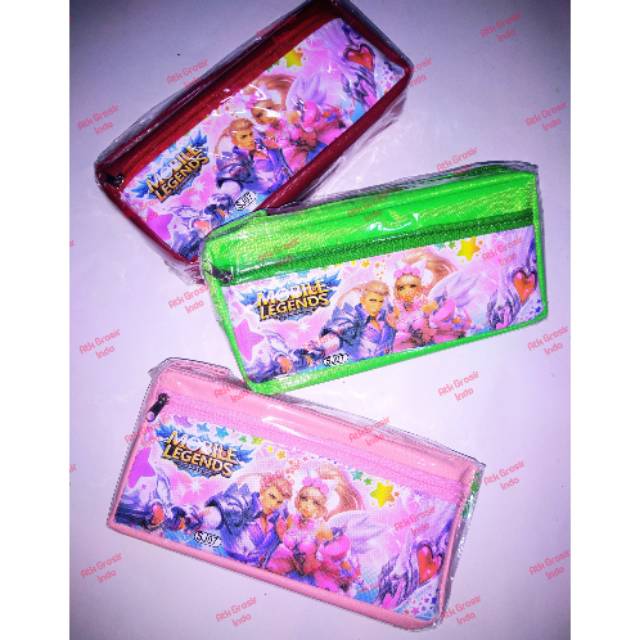 Kotak pensil mobile legends - pencil case resletting karakter murah atk grosir indo mobile legends