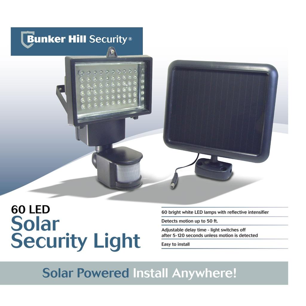 Lampu Solar 10Watt with 60Led Lighting System & Solar Motion