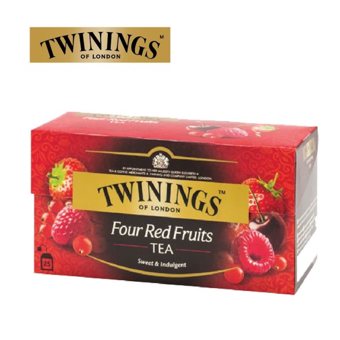 

Bb0621D Twinings Four Red Fruits Flavoured Tea 25X2Gr 0547771