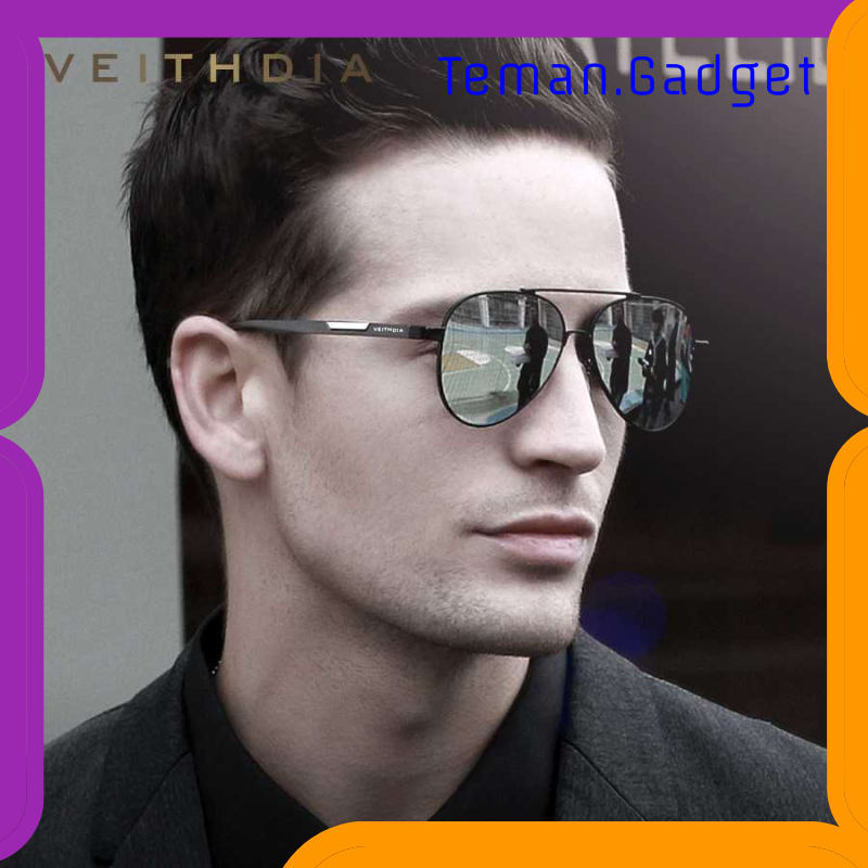 TG-EA056 VEITHDIA KACAMATA PHOTOCHROMIC UV POLARIZED SUNGLASSES - 6699