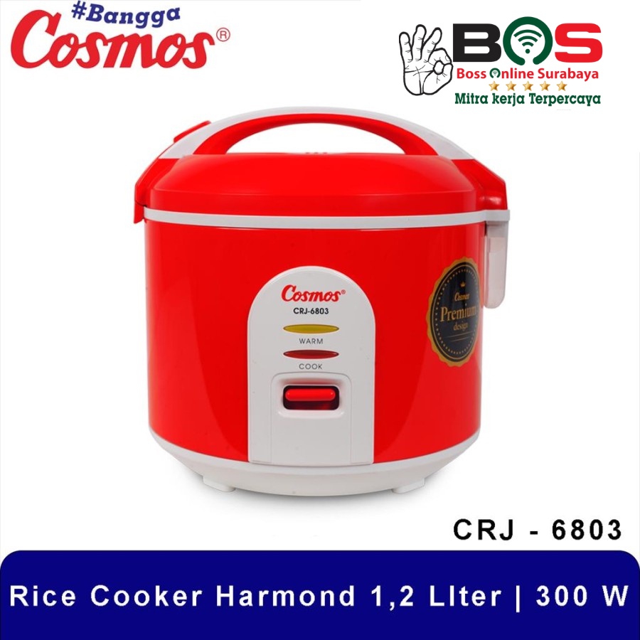 Rice Cooker Cosmos 1,2 L Magic Jar Cosmos Magic Com Harmond CRJ 6803 CRJ-6803