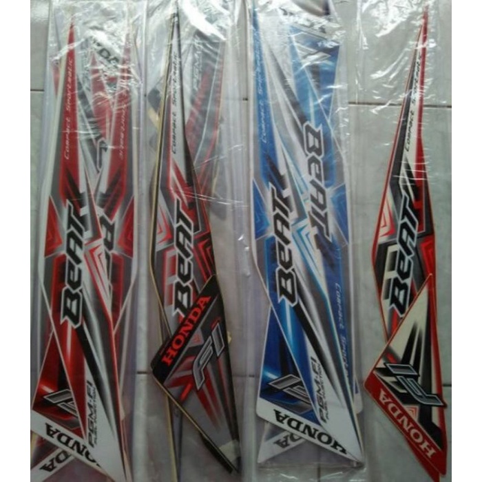 striping standar ori list stiker motor honda beat fi beat lama tahun 2015 ready stok
