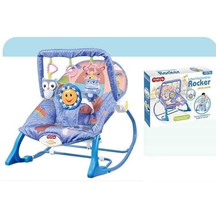 iBaby Infant to Toddler Rocker Chair | Kursi Bayi BIRU ( I-BABY )