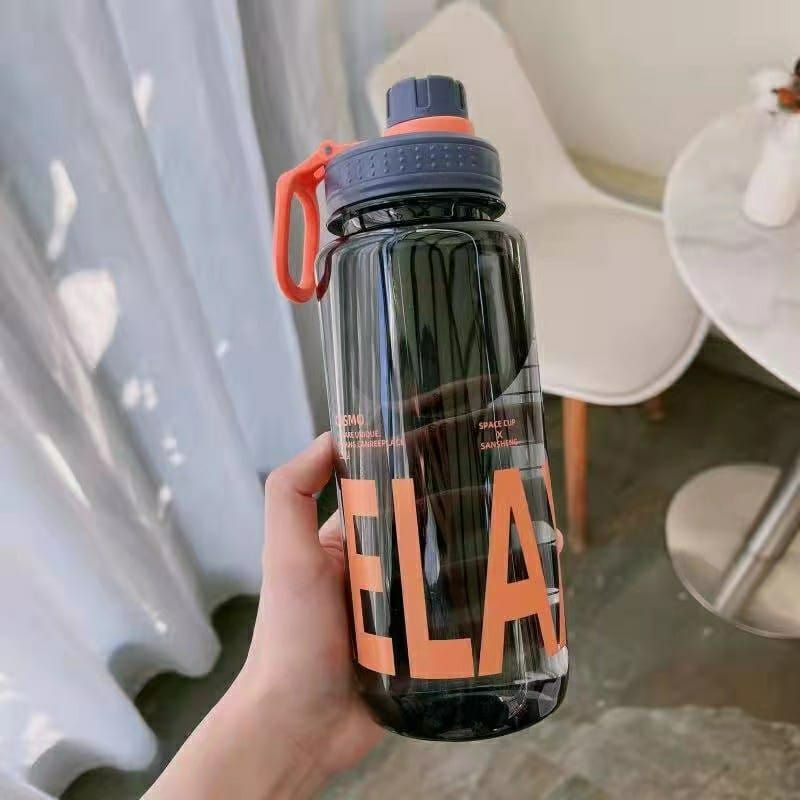 Botol Minum 1000ML/1LITER Plastik Aesthetic BPA FREE HX-514