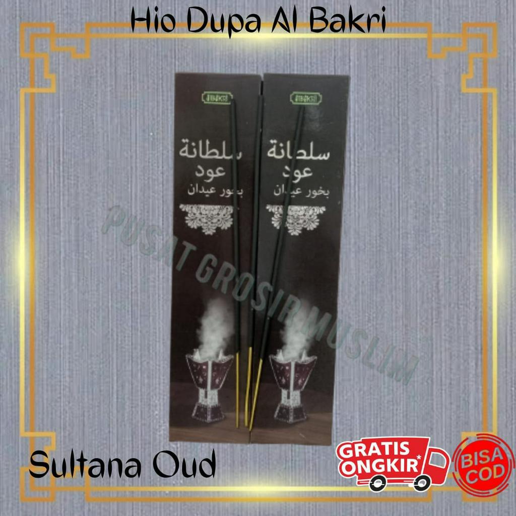 Hio Dupa Al Bakri Harum Aromaterapi Aroma Sultana Oud Isi 28 Pcs Buhur Lidi