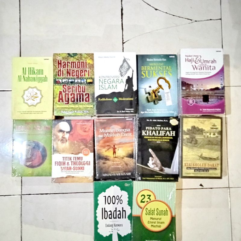 (OBRAL ) BUKU MURAH / BACAAN ISLAMI / MOTIVASI ISLAMI / AGAMA ISLAM / BACAAN ISLAM / INSPIRASI ISLAM