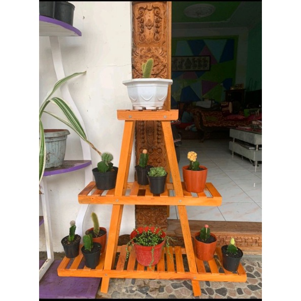 RAK BUNGA KAYU/RAK BUNGA MINIMALIS/RAK A