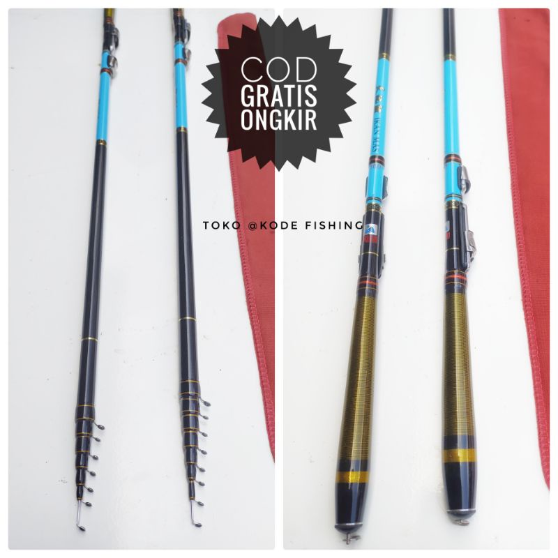 JORAN PANCING/TEGEK  OREGON IKAN MAS 360,450,540 CARBON RINGAN