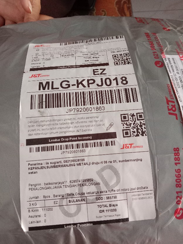 Batik Couple Keluarga Sania Ruffle Ori Ndoro Jowi Dnt