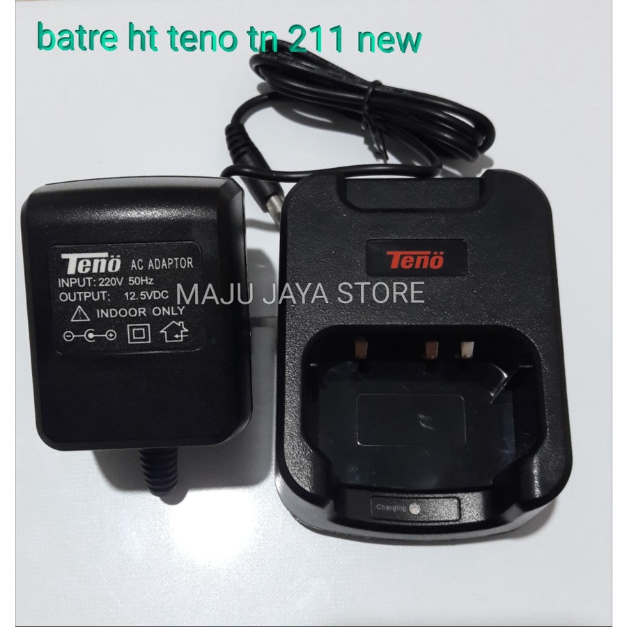 MJT PAKET CHARGER & ADAPTOR HT HANDY TALKY TENO TN 211 NEW