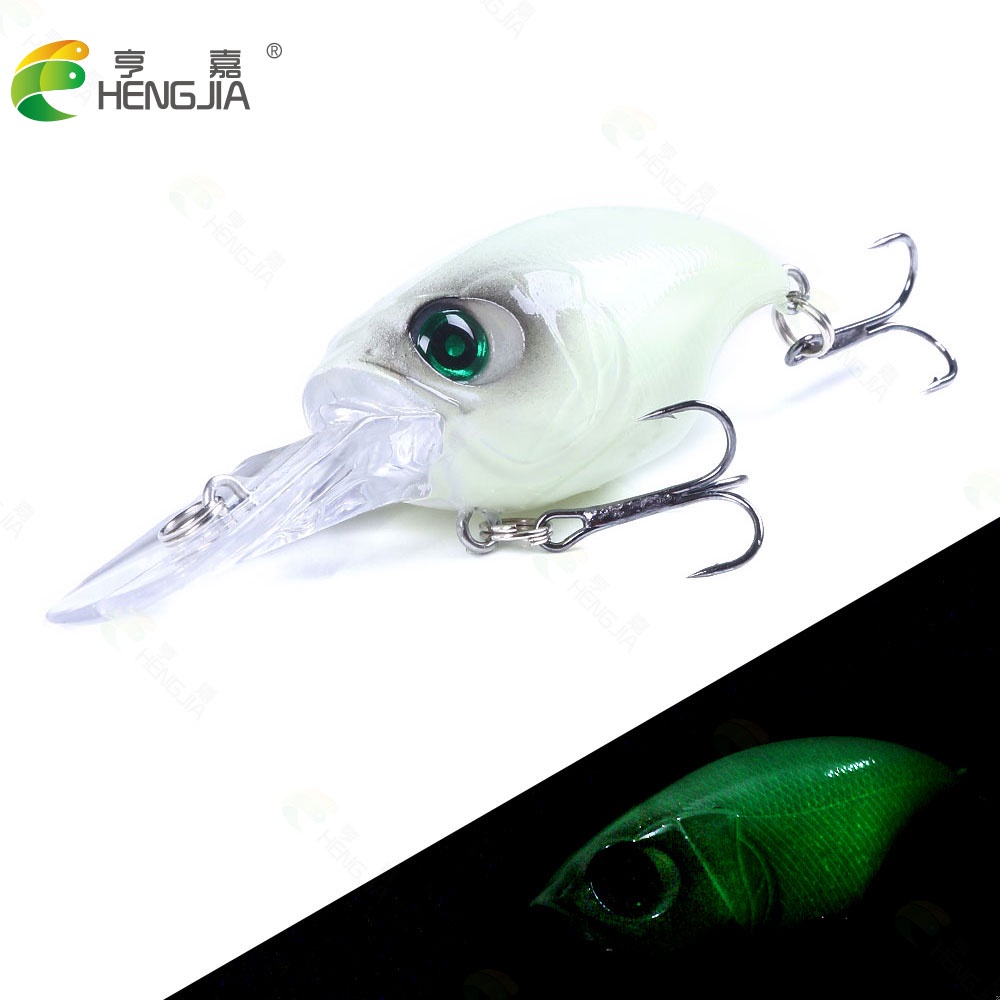 HENGJIA 10PCS 7.5CM 11G Floating crankbait hard Bait tackle artificial lures swimbait fish wobbler