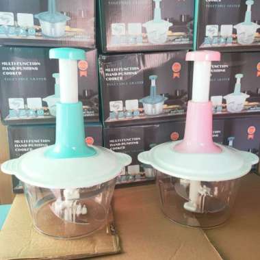 Blender Manual Tekan Food Processor Pencacah Daging Chopper Serbaguna Jumbo