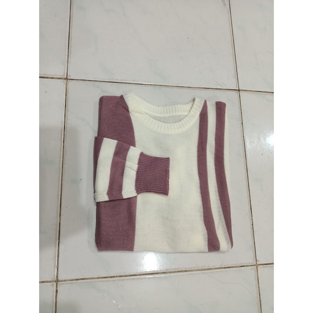 Belleza Outlet baju rajut Cardigan rajut atasan wanita Mango Rajut Blouse