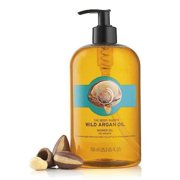The Body Shop Wild Argan Oil Shower Gel 750Ml - Ori Original Sabun